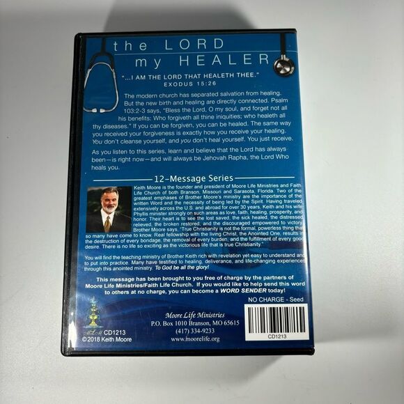 Keith Moore The Lord My Healer‎ 12 DVD’s 2018 Religious Faith Christianity USA - Picture 2 of 4